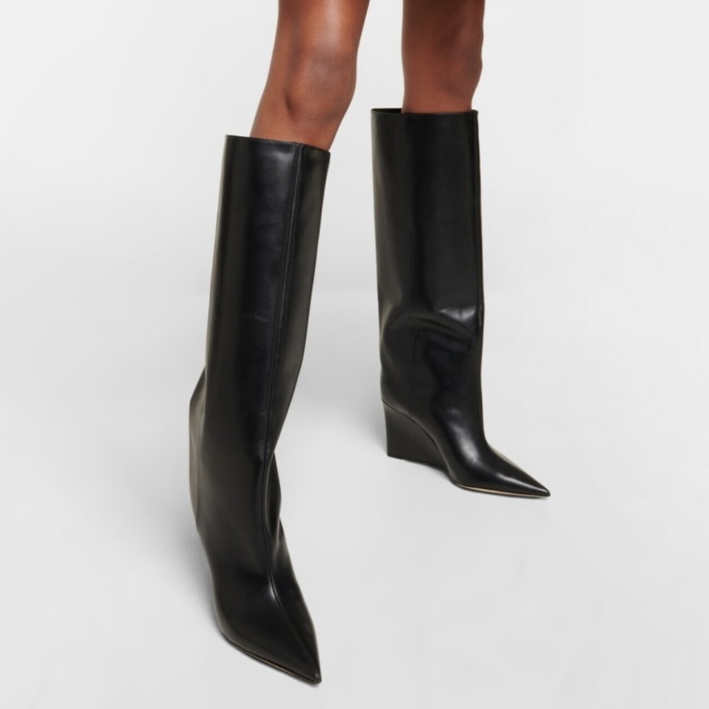 Jimmy Choo Blake Leather Knee High Boots